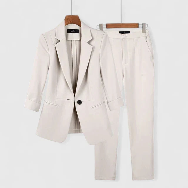 NYVANNA - CONJUNTO DE BLAZER Y PANTALÓN