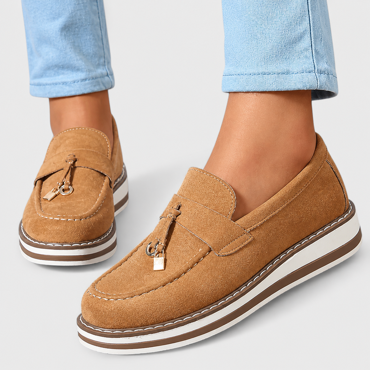 HALO - MOCASINES DE PUNTA REDONDA