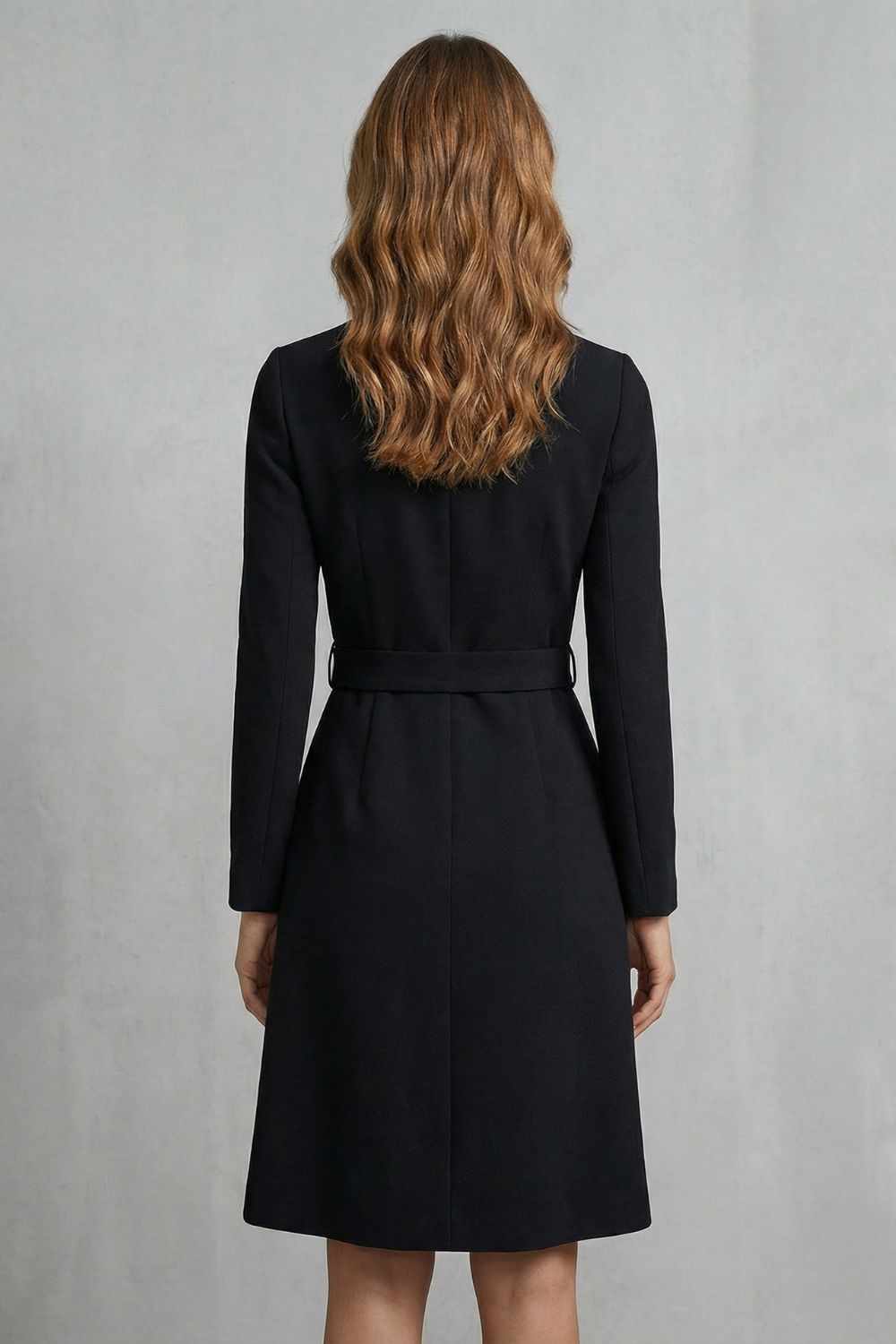 NIVARA - VESTIDO MIDI EVASÉ CON CINTURÓN
