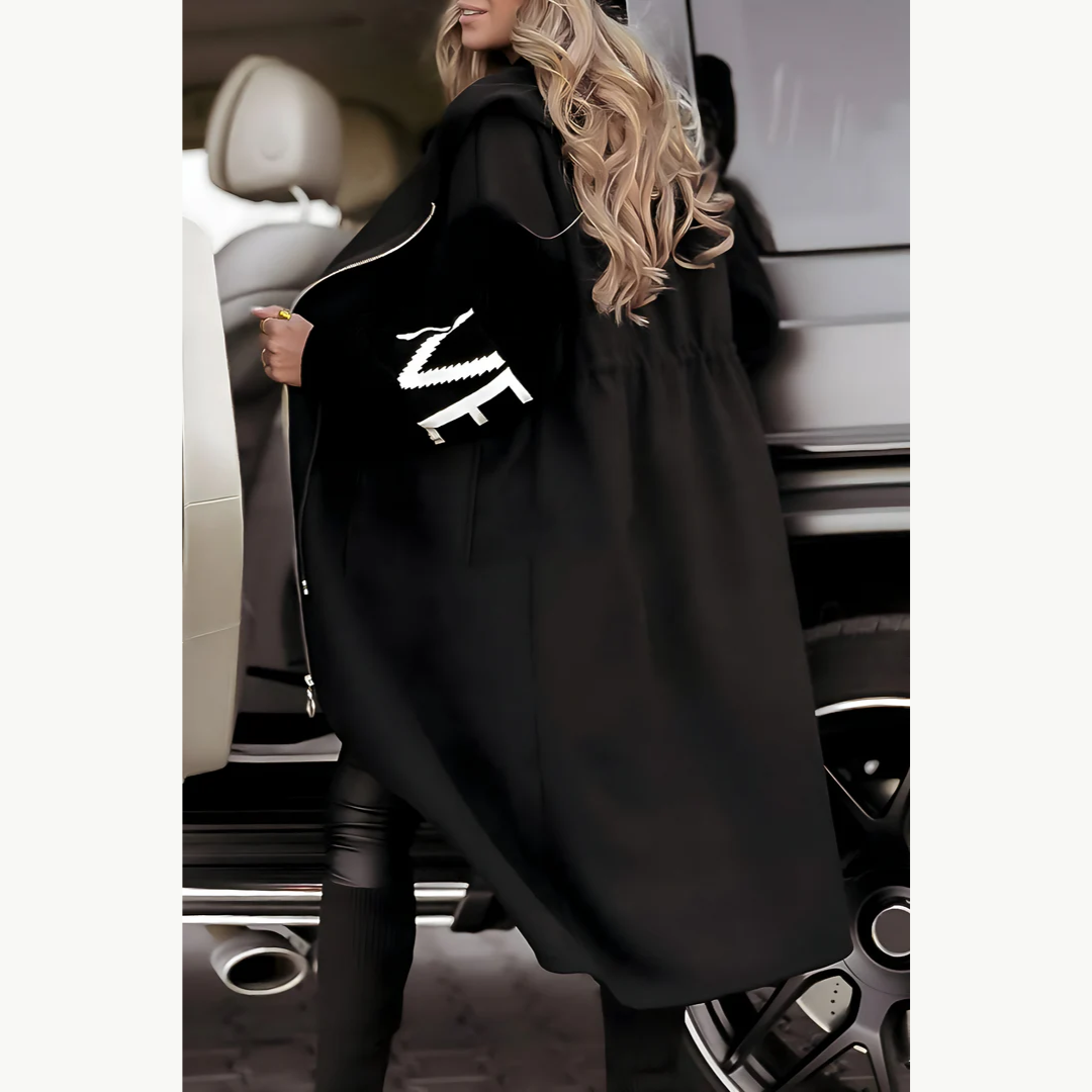 KARDANOVA - CHAQUETA CON CAPUCHA Y MANGAS DE PUNTO