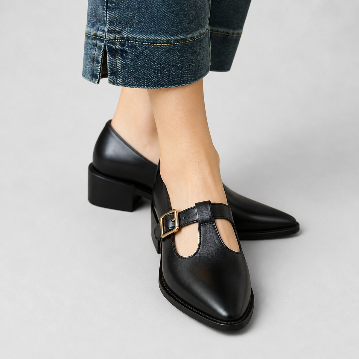 MIA - ZAPATOS MARY JANE DE PIEL