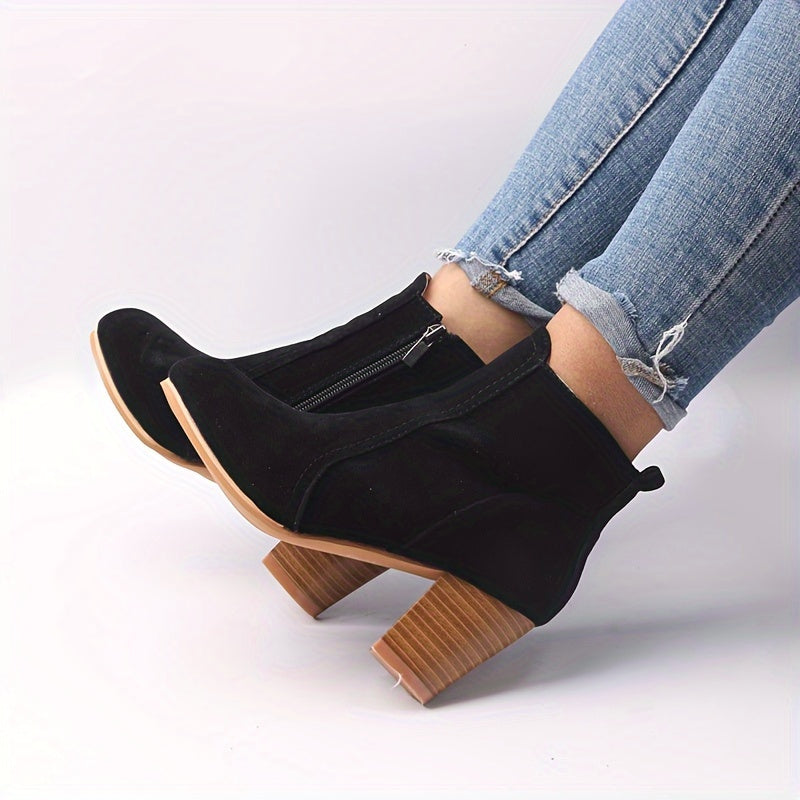 KEZIA - BOTINES CON CREMALLERA LATERAL