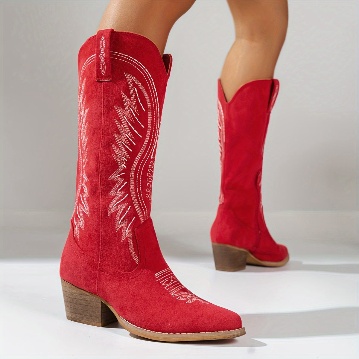 JOSEPHINE - BOTAS CAMPERAS BORDADAS