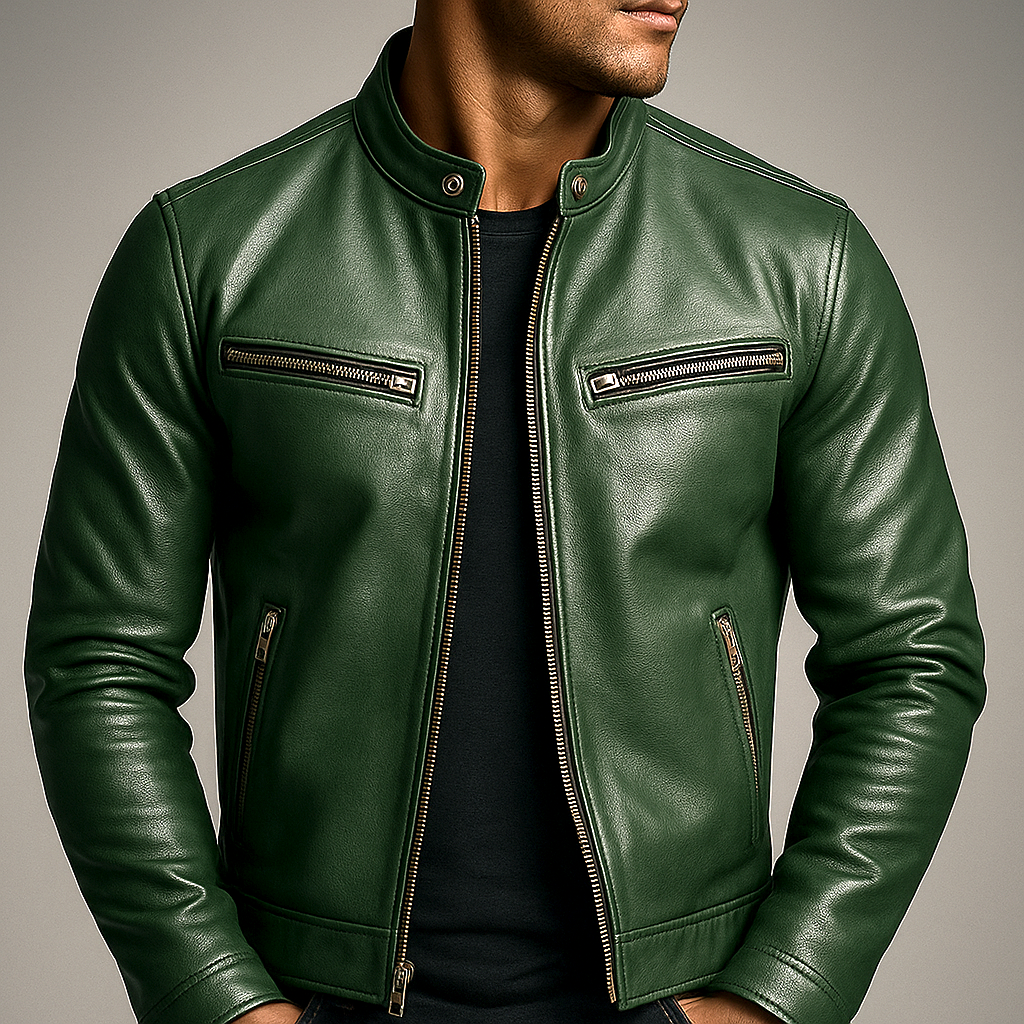 VITTORIO - CHAQUETA DE CUERO VINTAGE