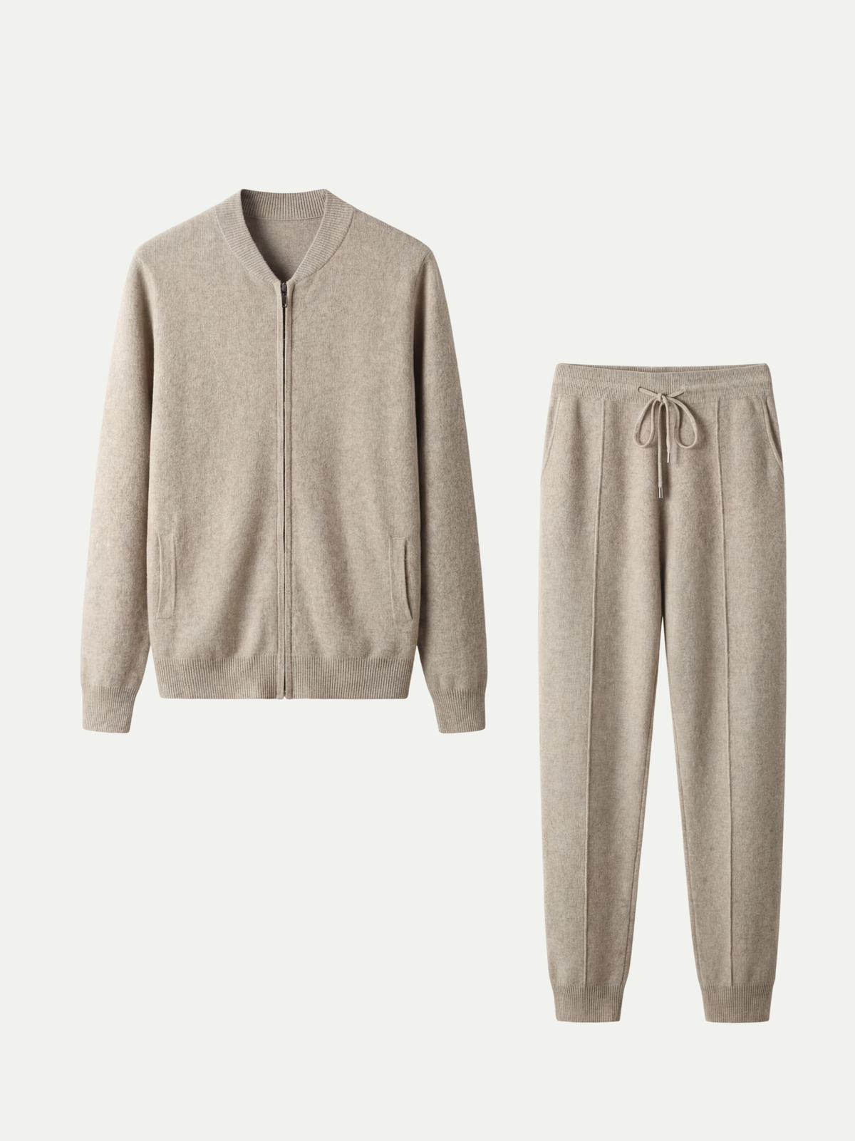CONJUNTO CON CHAQUETA - BEIGE