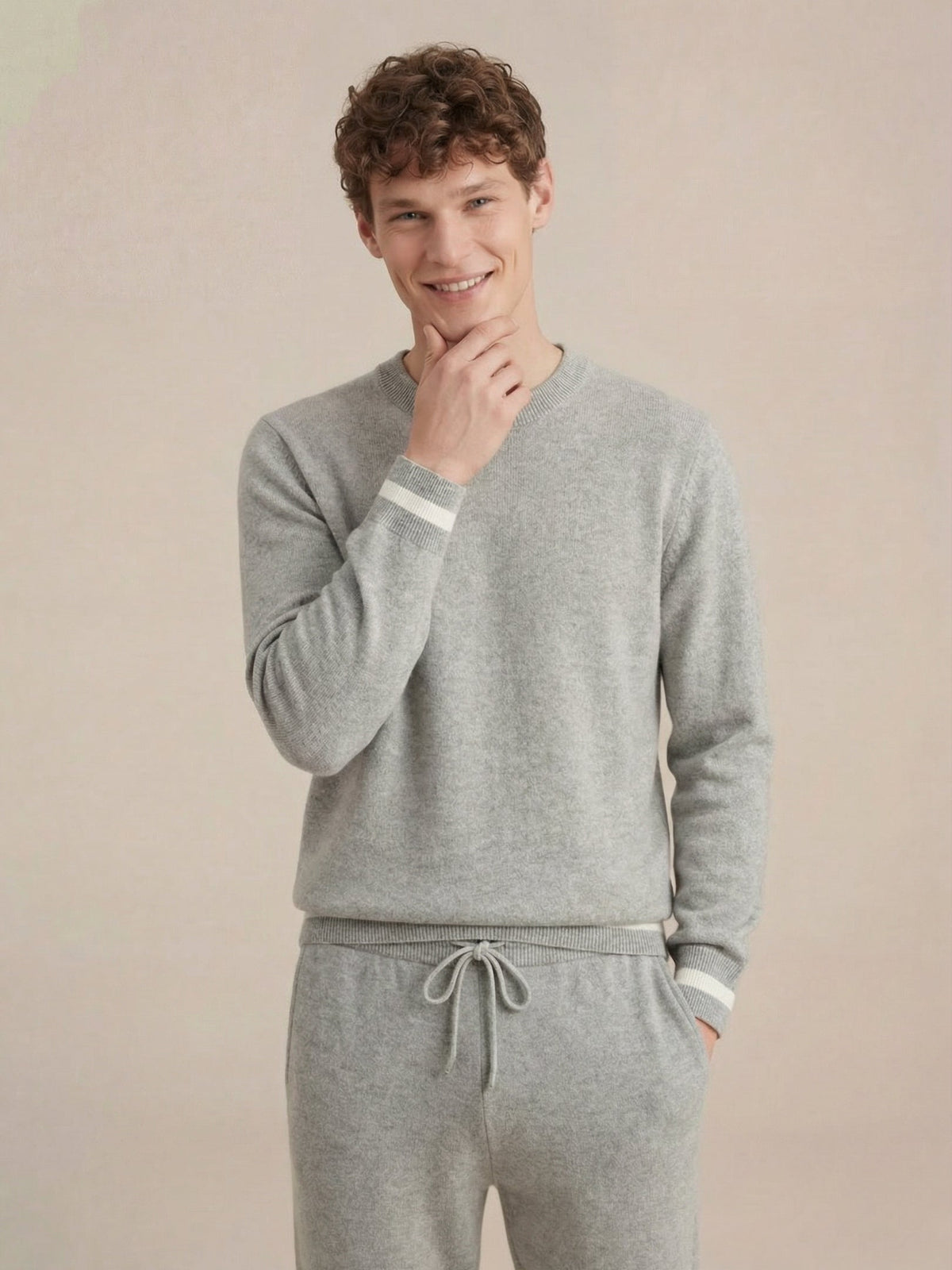 CONJUNTO DEPORTIVO CASUAL - GRIS