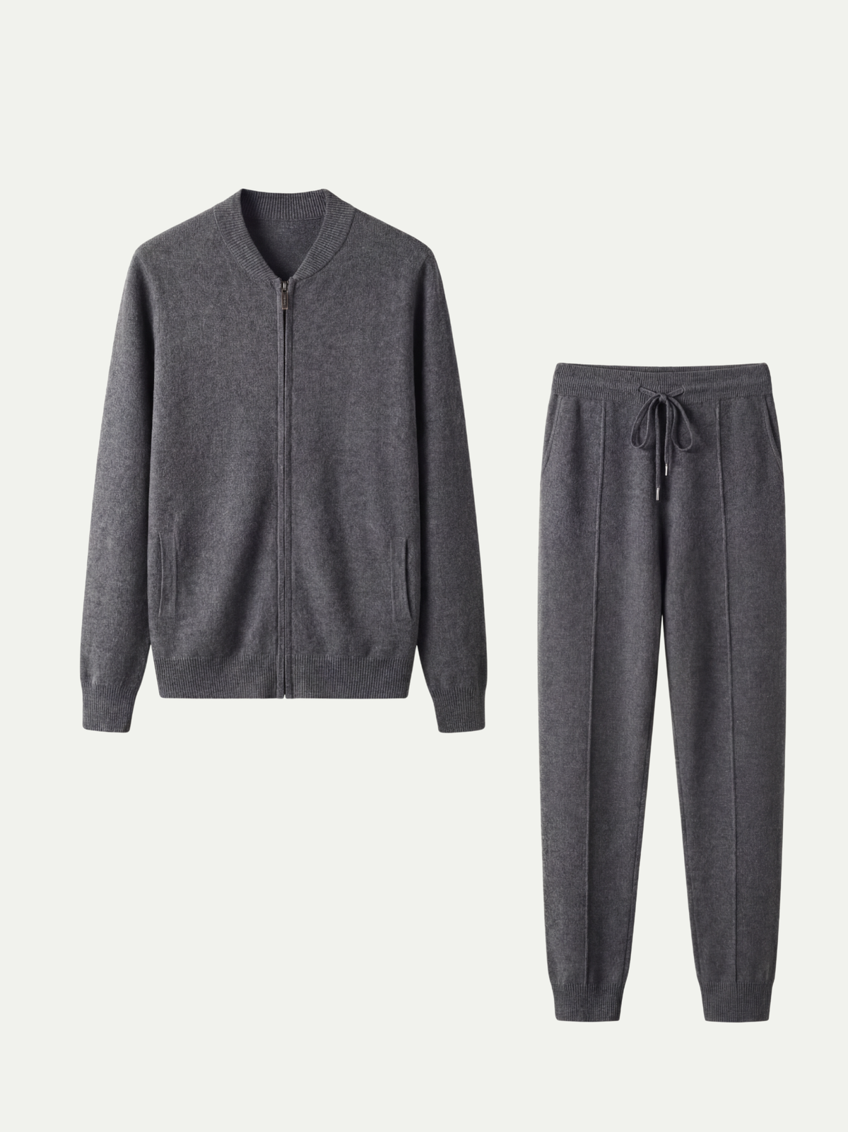 CONJUNTO CON CHAQUETA - GRIS OSCURO