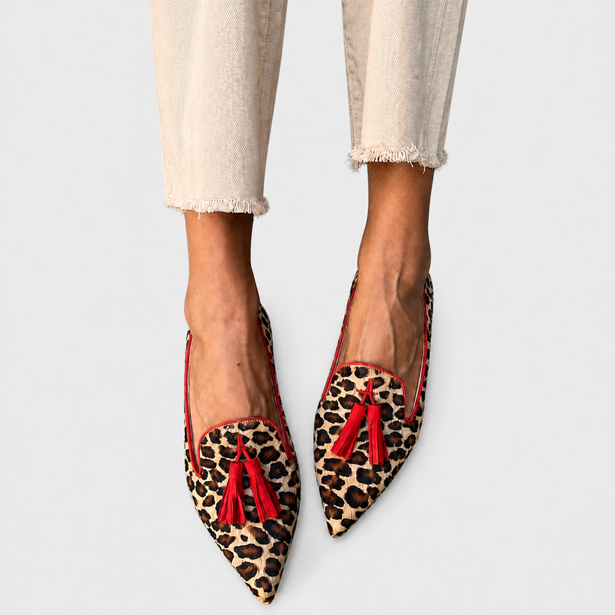 NELA - MOCASINES DE LEOPARDO