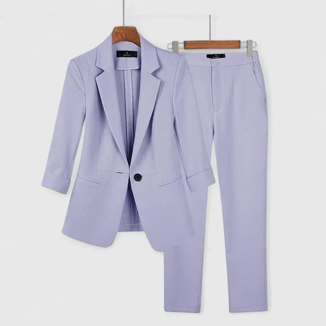 NYVANNA - CONJUNTO DE BLAZER Y PANTALÓN