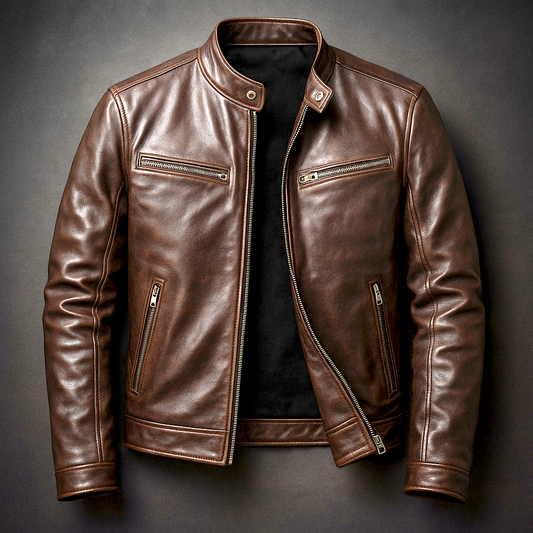 VITTORIO - CHAQUETA DE CUERO VINTAGE