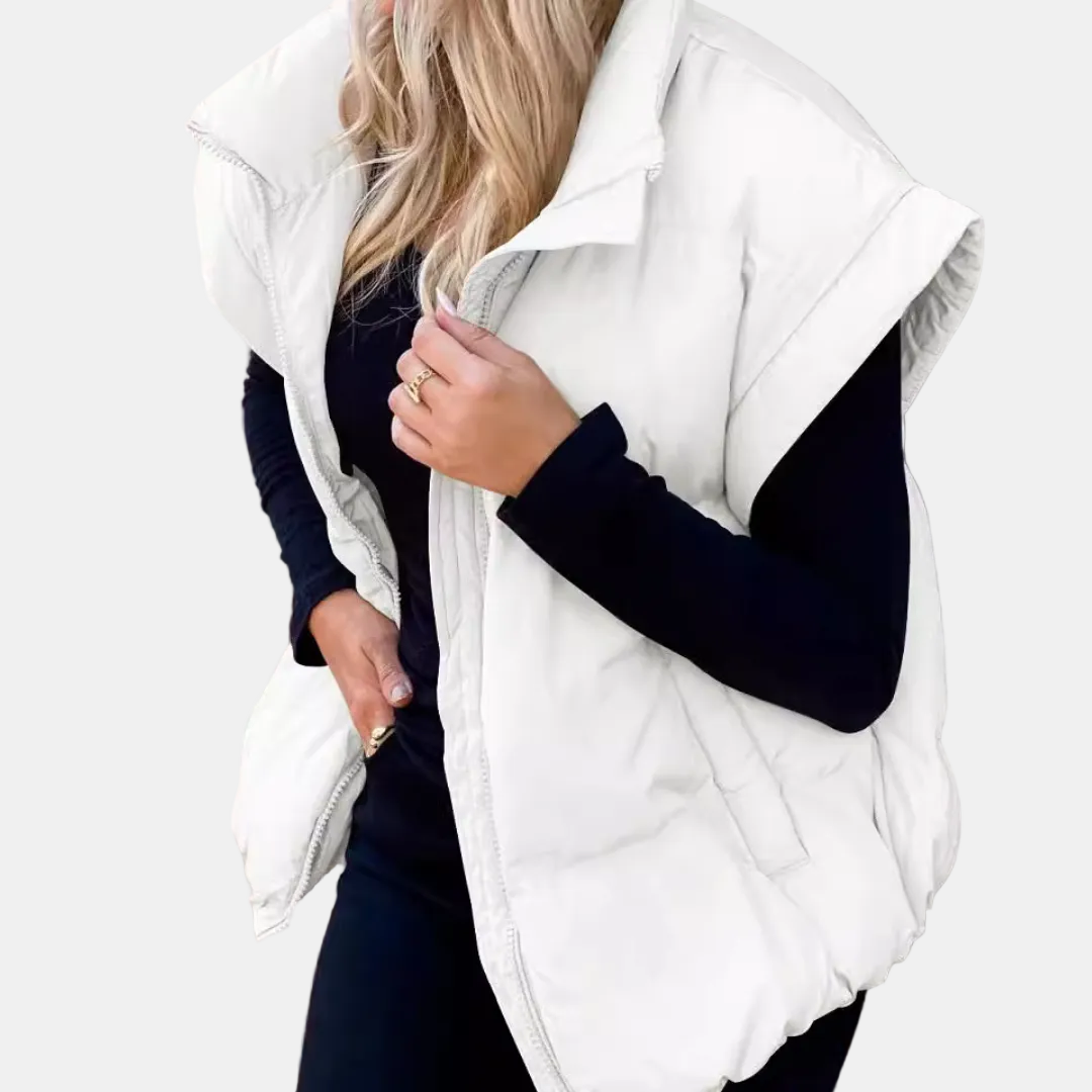 ALVAR - CHALECO ACOLCHADO OVERSIZE CON CUELLO ALTO