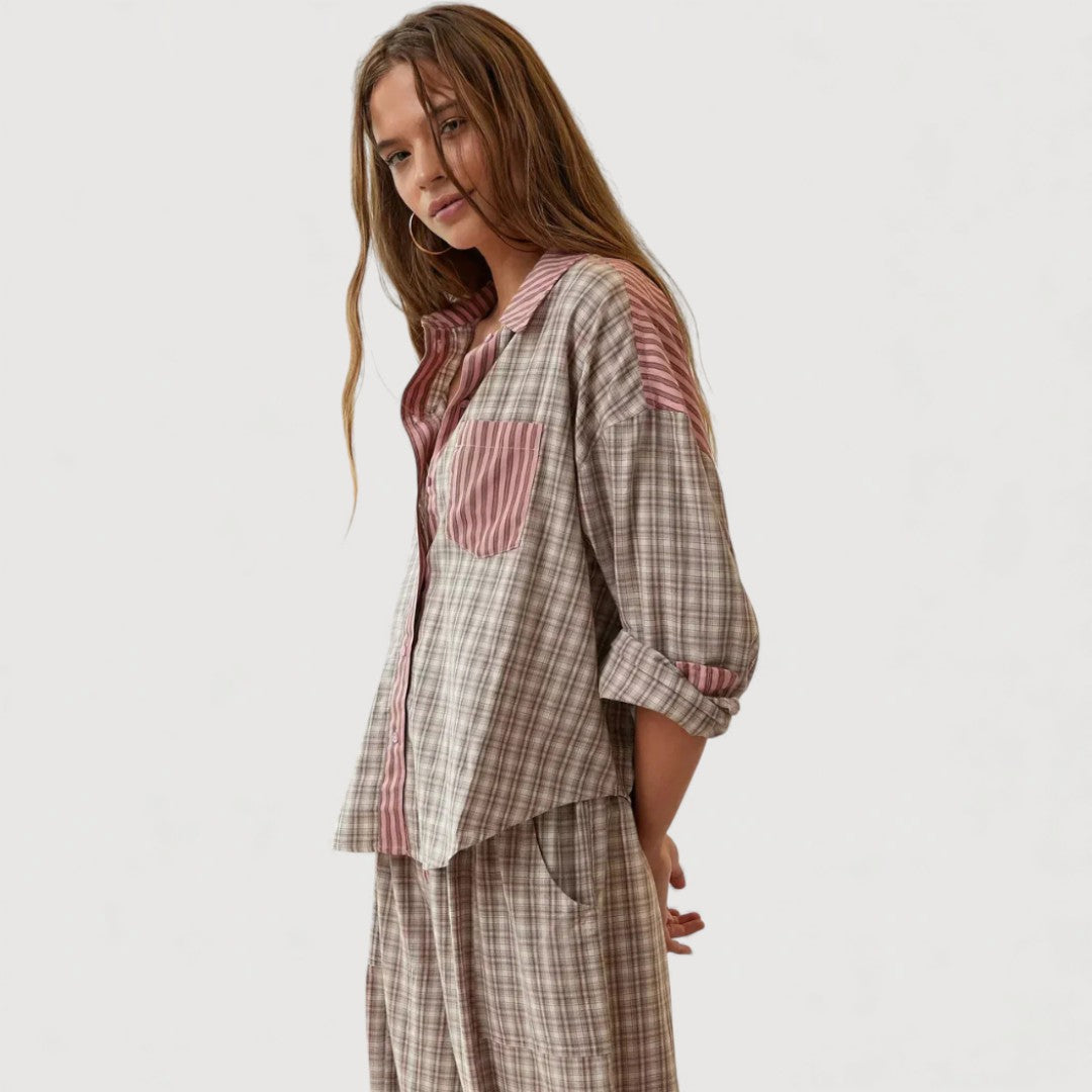 LORIENNE - CONJUNTO DE PIJAMA HOLGADO