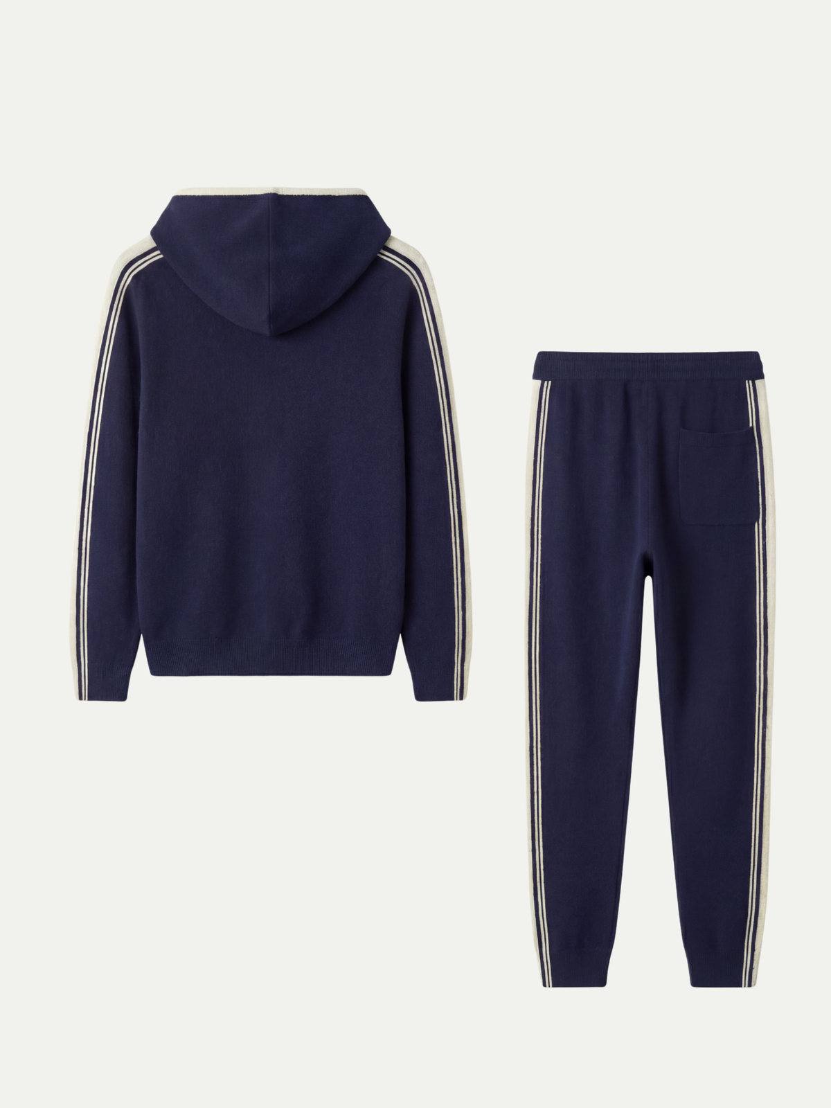 CONJUNTO CON CAPUCHA - AZUL MARINO