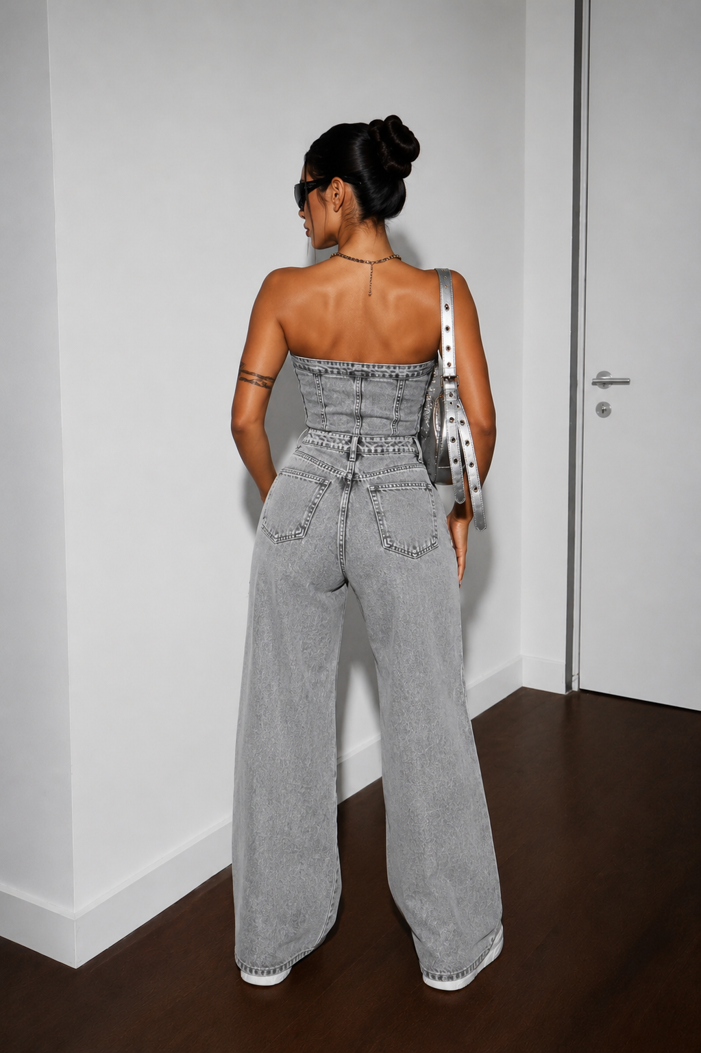 MONO DE MEZCLILLA OFF SHOULDER
