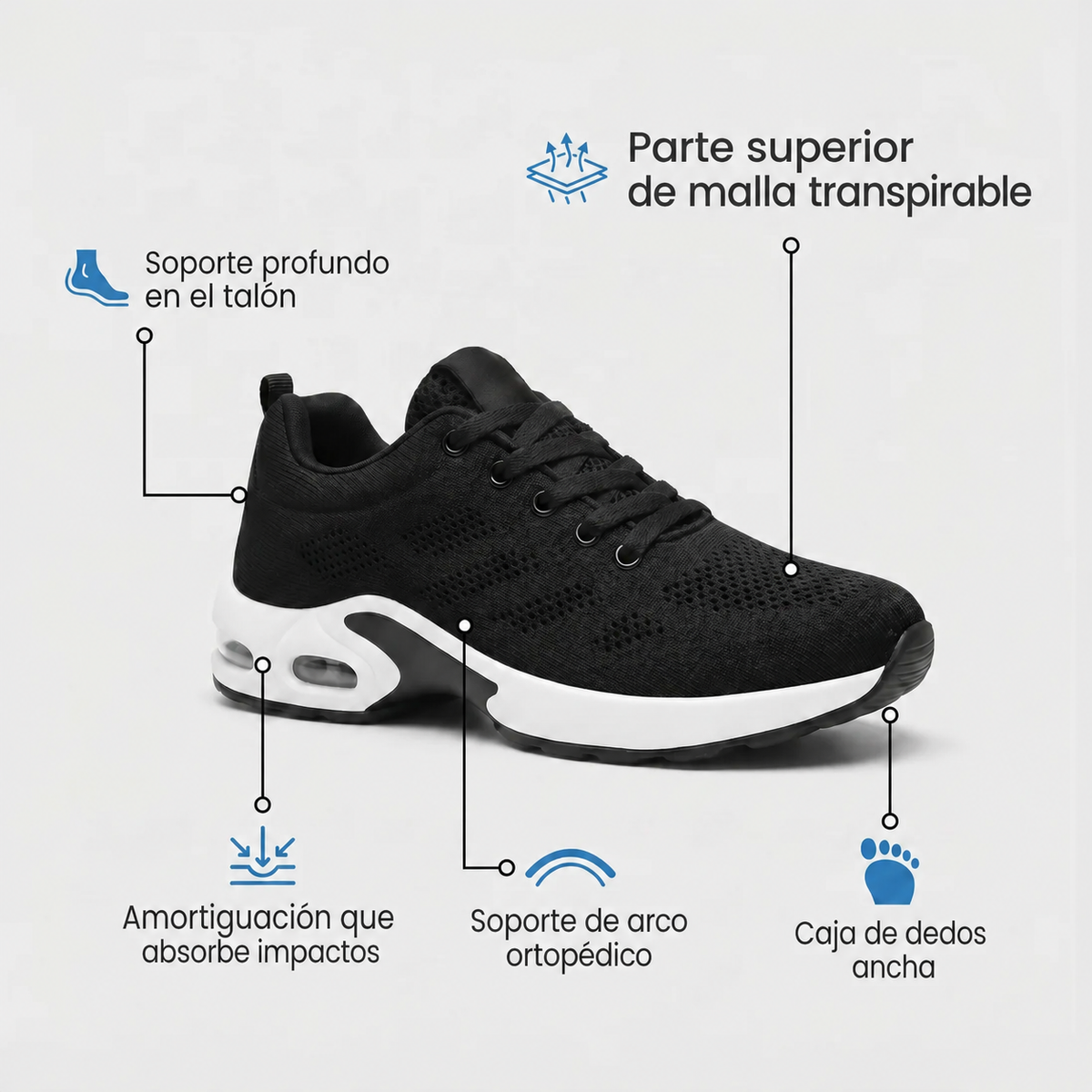 PAUSA - ZAPATOS DE CONFORT 12H