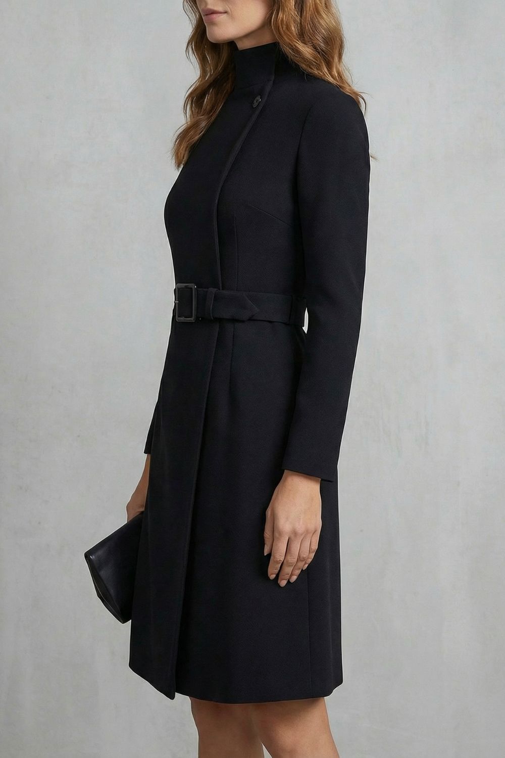 NIVARA - VESTIDO MIDI EVASÉ CON CINTURÓN