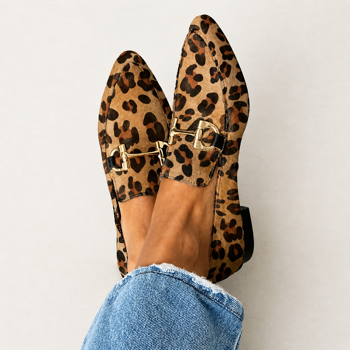 GIA - MOCASINES DE LEOPARDO