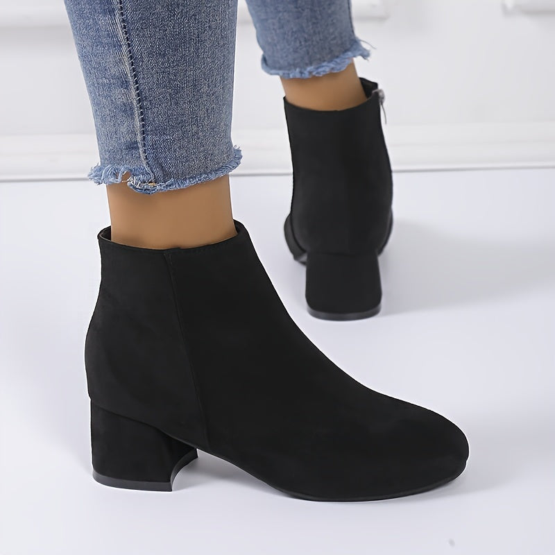 ALCYONE - BOTINES CHELSEA DE TACÓN ANCHO