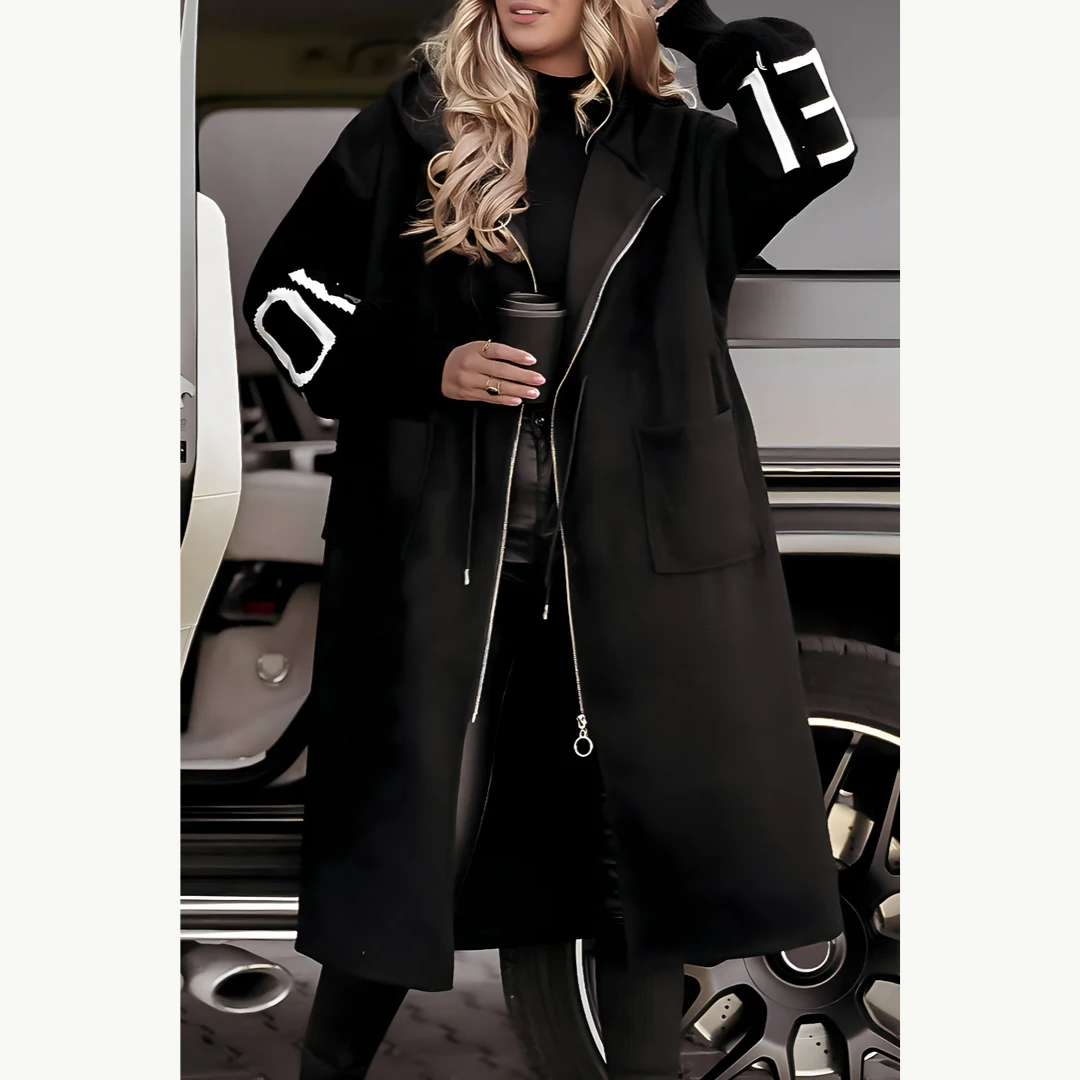 KARDANOVA - CHAQUETA CON CAPUCHA Y MANGAS DE PUNTO