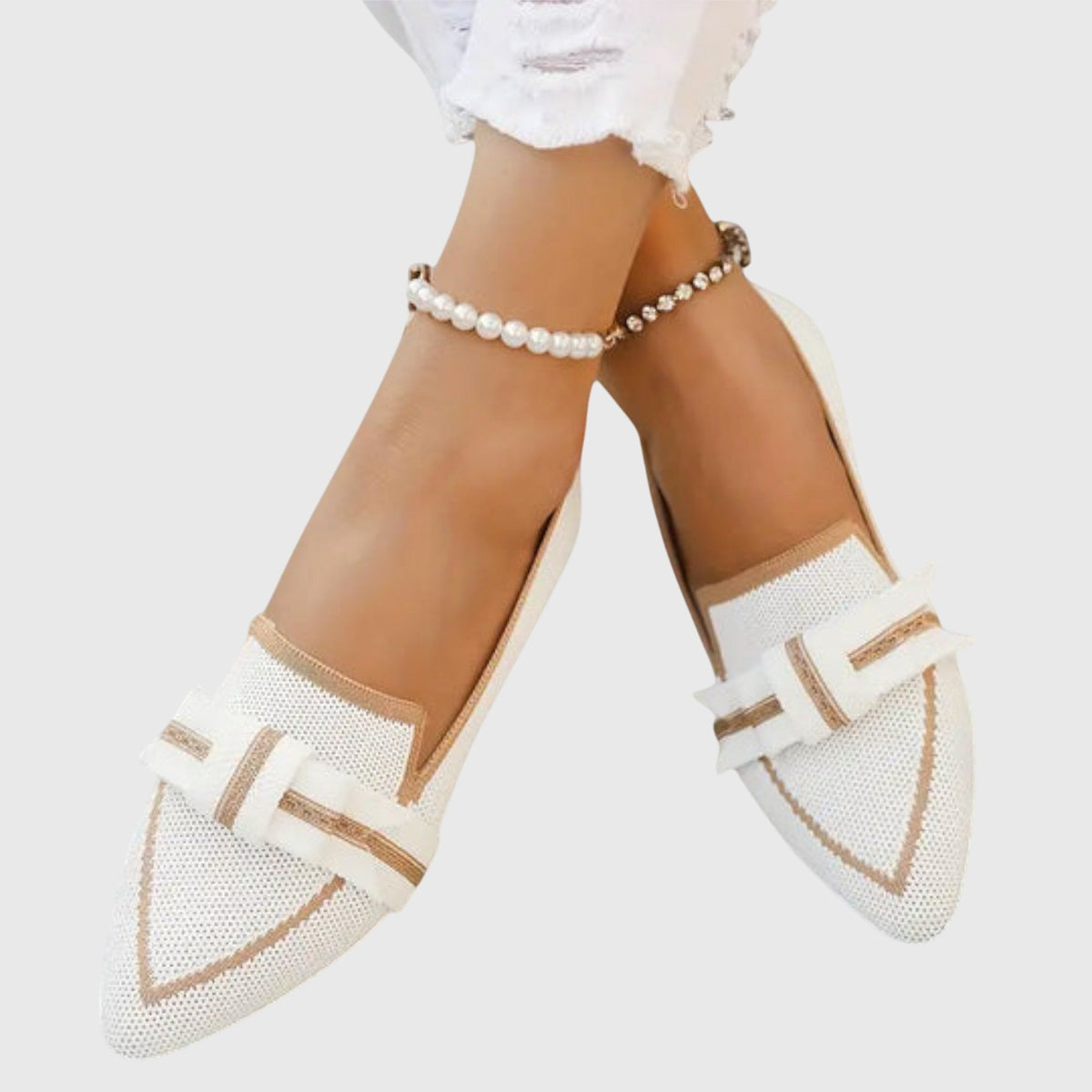 BLAIRE - ZAPATOS PLANOS CON LAZO