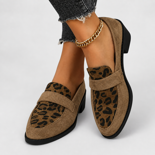 BRUNIKA - MOCASINES DE LEOPARDO