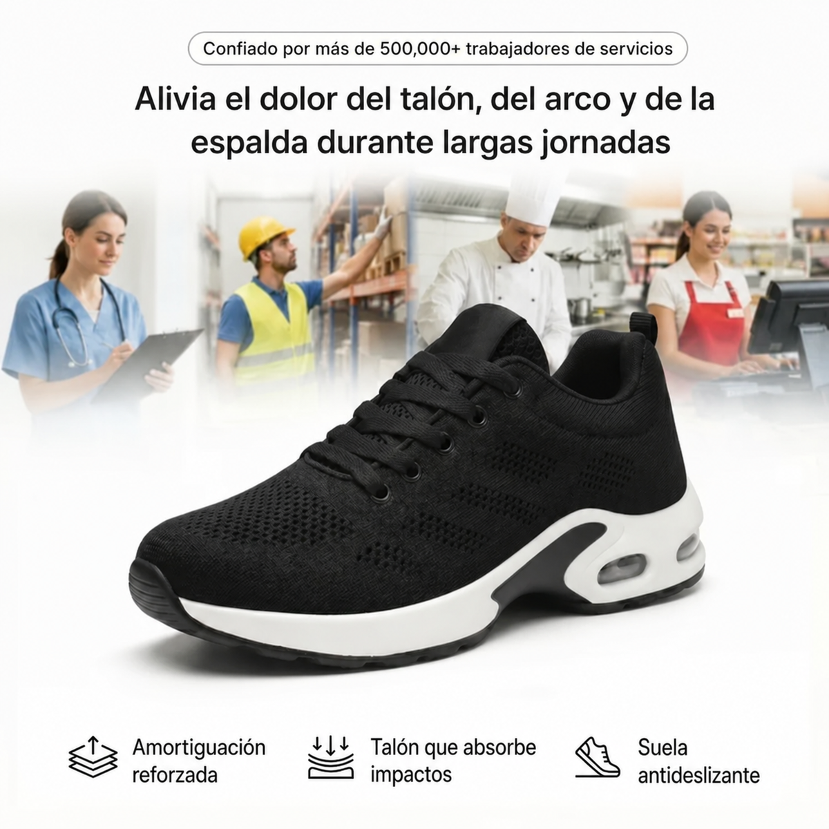 PAUSA - ZAPATOS DE CONFORT 12H