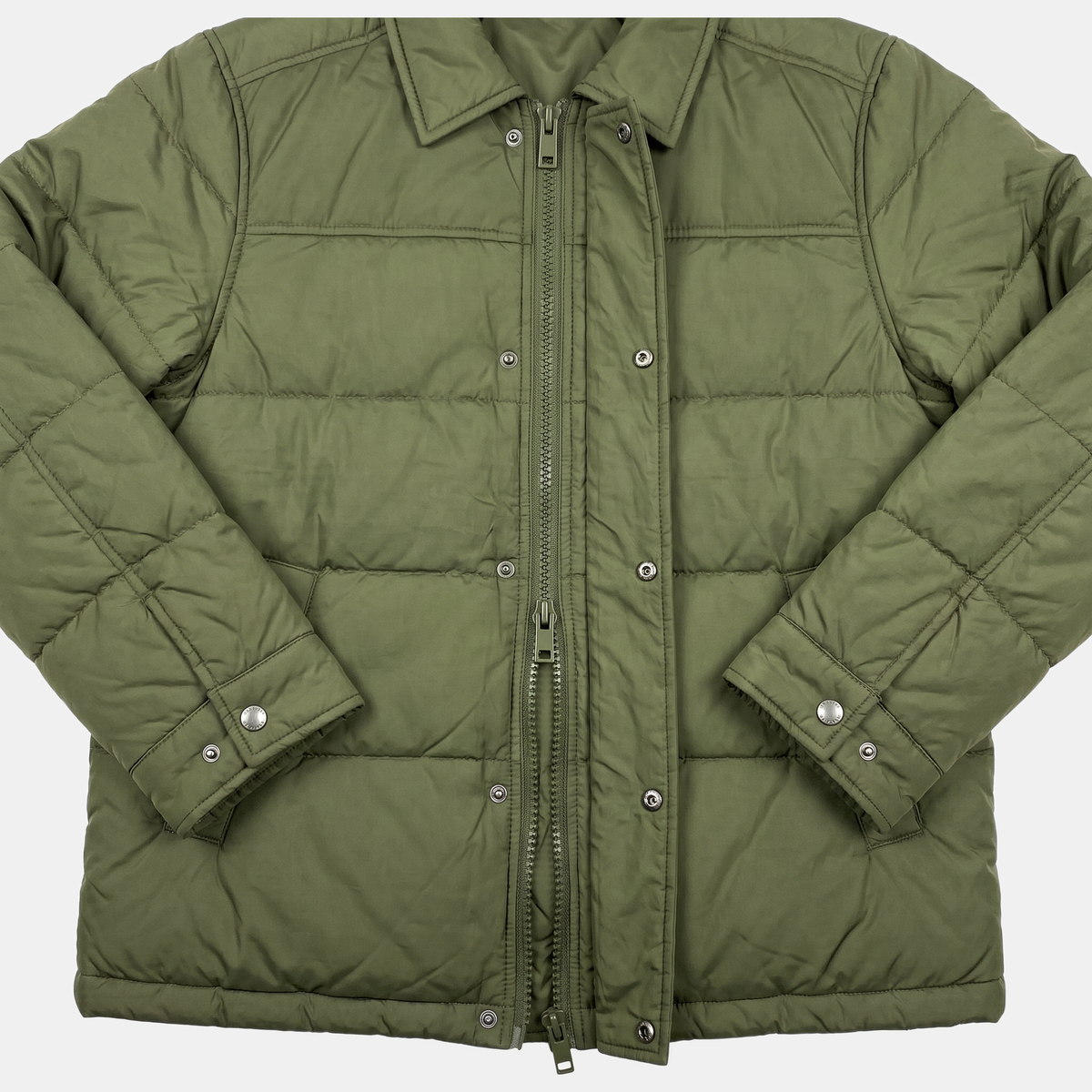 VINTRA - CHALECO ACOLCHADO MIDI CON CAPUCHA