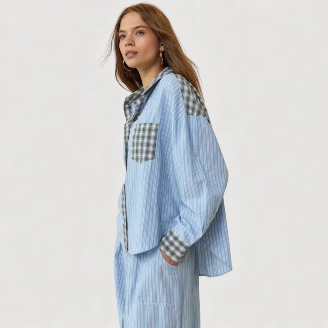 LORIENNE - CONJUNTO DE PIJAMA HOLGADO