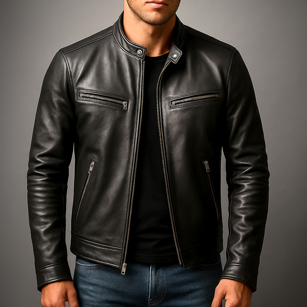 VITTORIO - CHAQUETA DE CUERO VINTAGE