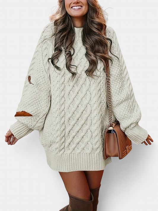 EMORY - JERSEY DE PUNTO TRENZADO OVERSIZE