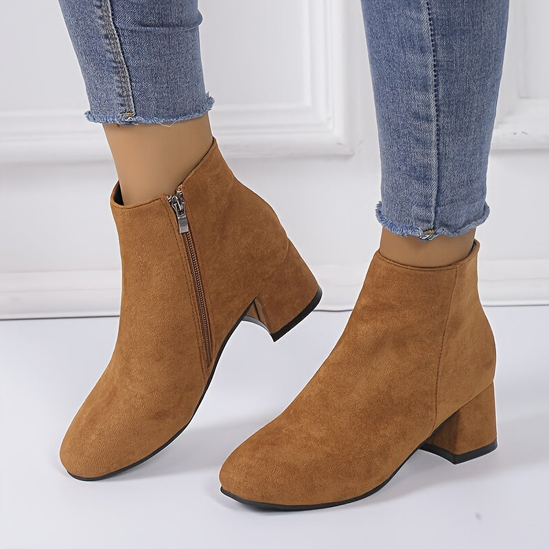 ALCYONE - BOTINES CHELSEA DE TACÓN ANCHO