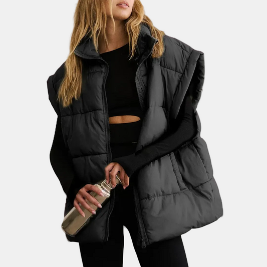 ALVAR - CHALECO ACOLCHADO OVERSIZE CON CUELLO ALTO