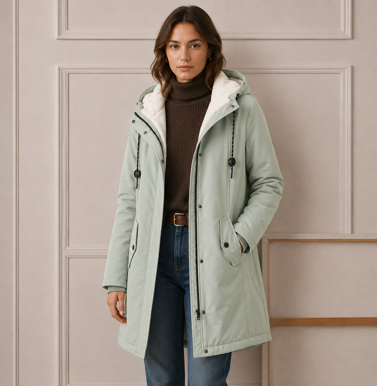 EVEREST - CHAQUETA CÁLIDA CON CAPUCHA PARA EL FRÍO