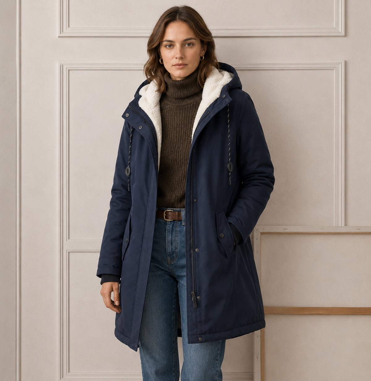 EVEREST - CHAQUETA CÁLIDA CON CAPUCHA PARA EL FRÍO