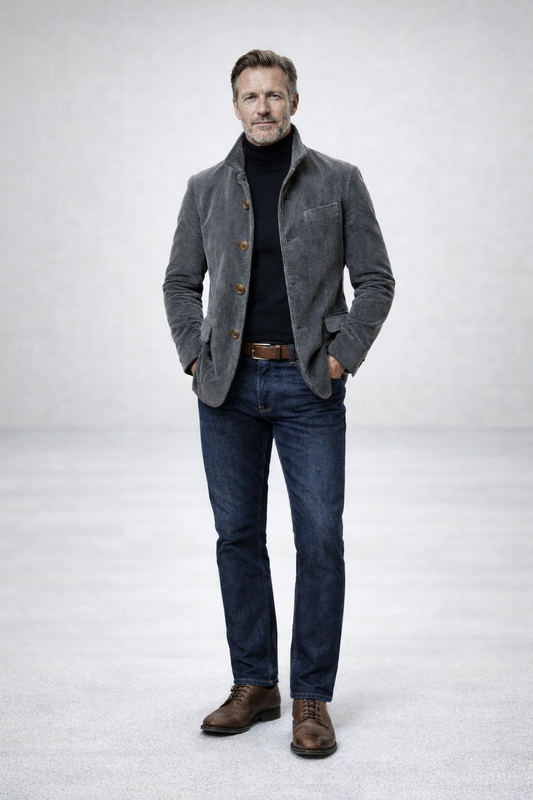 VALENZO - CHAQUETA VINTAGE ELEGANTE PARA HOMBRE