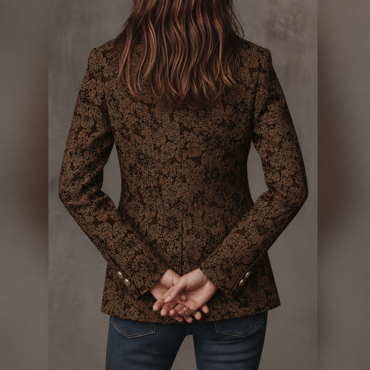 ROSAMUND - BLAZER DE JACQUARD PAISLEY