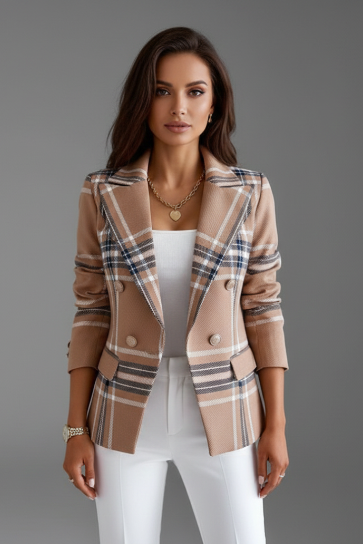 DELPHINE - BLAZER ENTALLADO DE TEXTURA