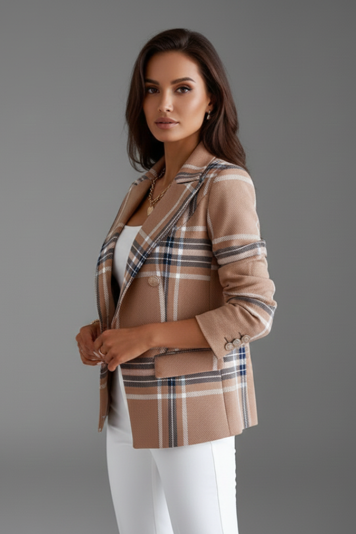 DELPHINE - BLAZER ENTALLADO DE TEXTURA