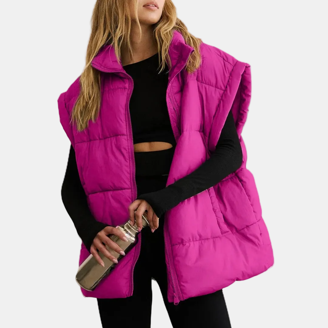 ALVAR - CHALECO ACOLCHADO OVERSIZE CON CUELLO ALTO