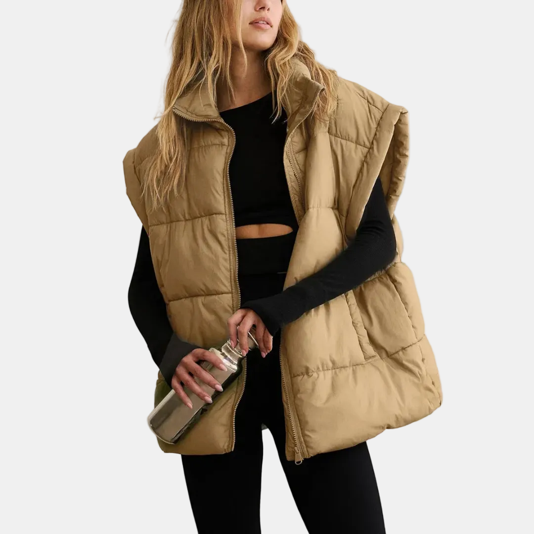 ALVAR - CHALECO ACOLCHADO OVERSIZE CON CUELLO ALTO