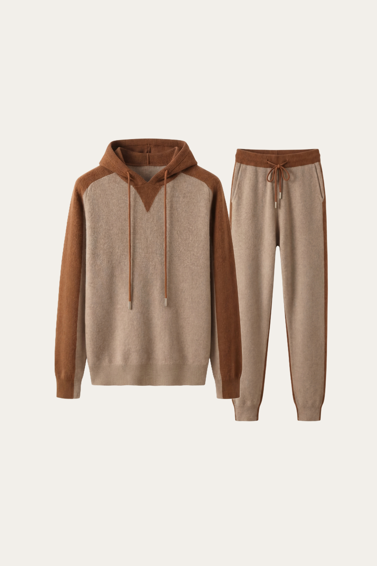 CONJUNTO CON CAPUCHA - BICOLOR