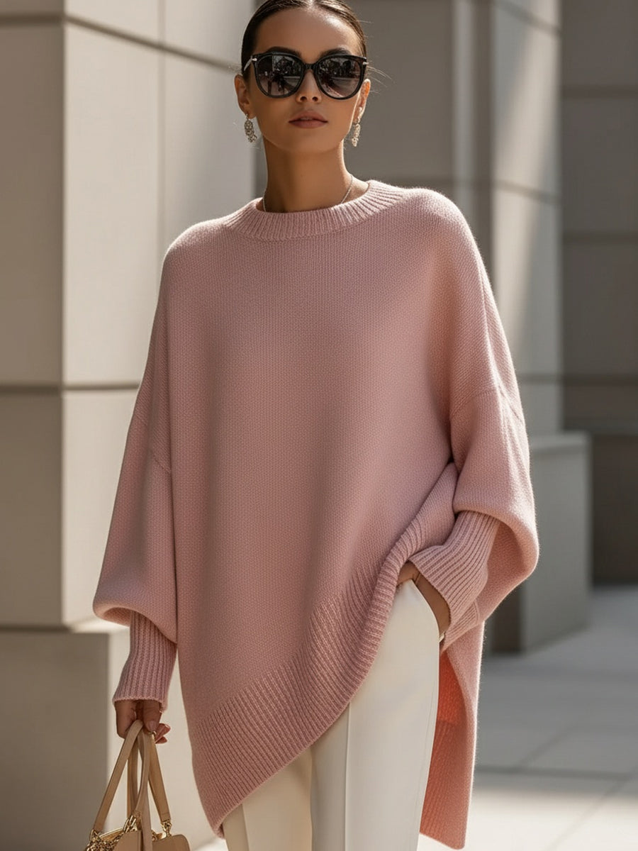 ISOLDE - JERSEY OVERSIZE DE PUNTO CON CAÍDA