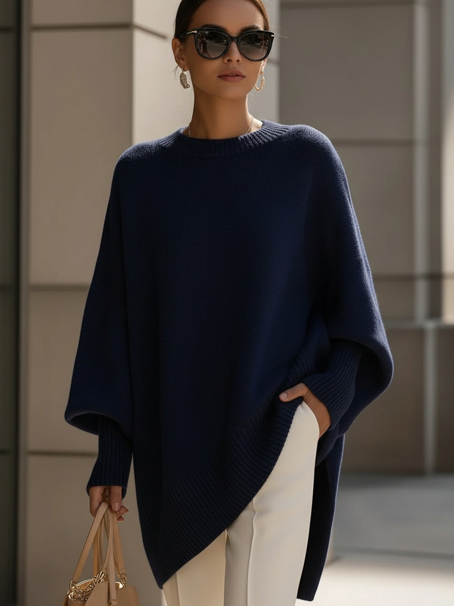 ISOLDE - JERSEY OVERSIZE DE PUNTO CON CAÍDA