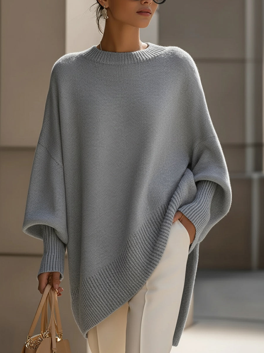 ISOLDE - JERSEY OVERSIZE DE PUNTO CON CAÍDA