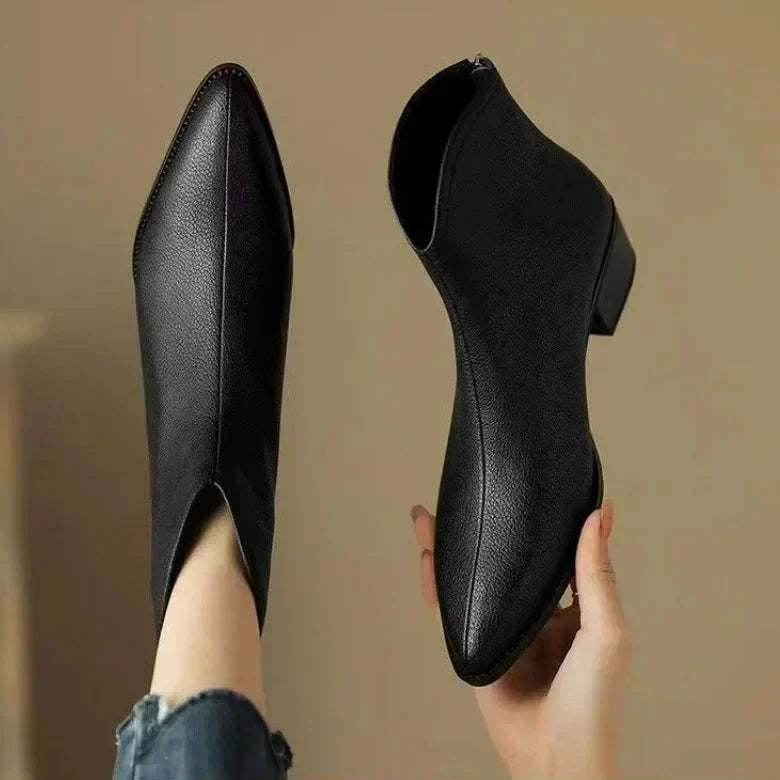 KENSLEY - BOTINES ELEGANTES DE TACÓN ANCHO