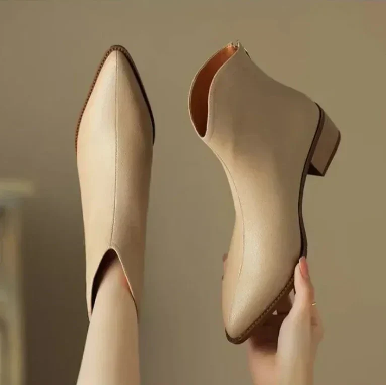 KENSLEY - BOTINES ELEGANTES DE TACÓN ANCHO