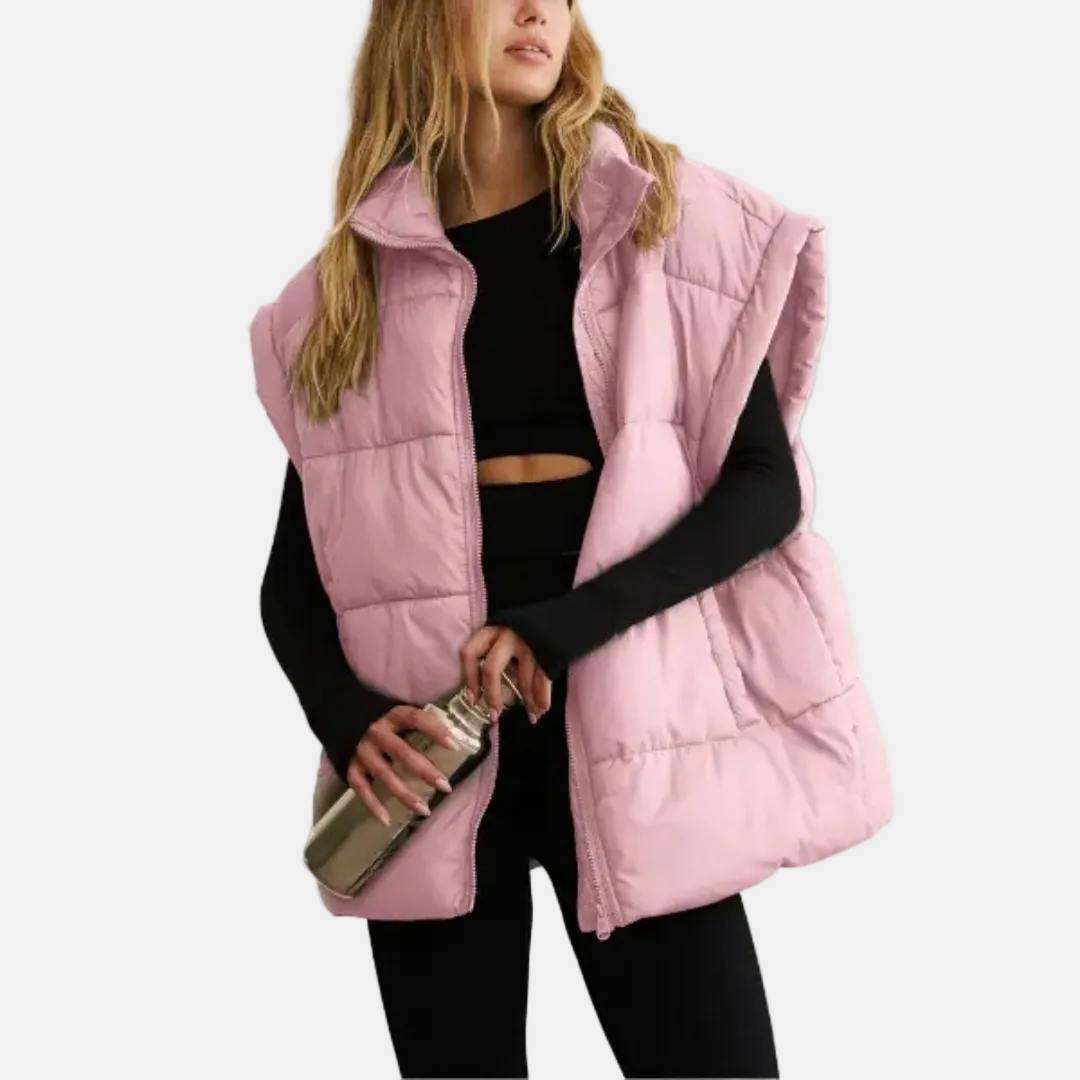 ALVAR - CHALECO ACOLCHADO OVERSIZE CON CUELLO ALTO