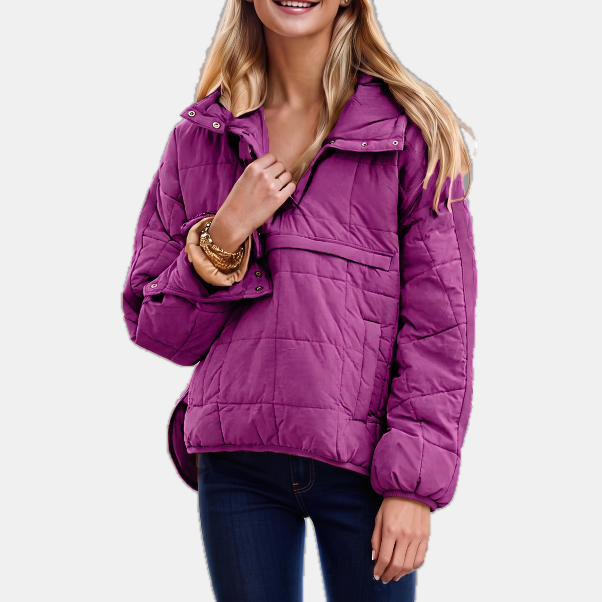 BRUMA - CHAQUETA ACOLCHADA CERRADA CON CUELLO ALTO