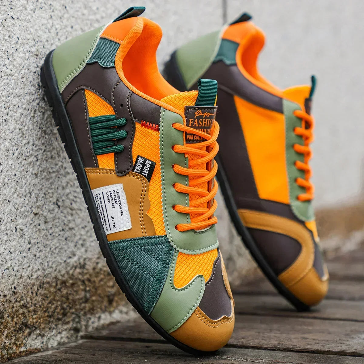 GIOVANNI - ZAPATILLAS RETRO DE COLORES