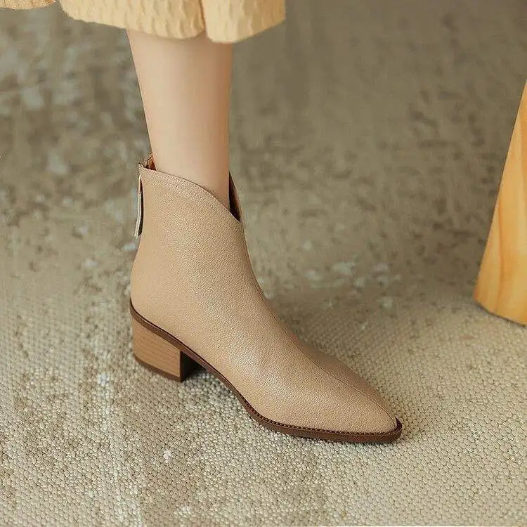 KENSLEY - BOTINES ELEGANTES DE TACÓN ANCHO